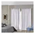Cortina Bella Janela Pratika 540x280 Liso Cromo Branco - Imagem 1