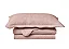 Kit Colcha Camesa Agra King 280x260 Rose - Imagem 1