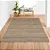 Tapete Niazitex Juta Kilim Stripe 250x300 Bege - Imagem 1