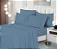 Jogo de Cama Percal Soft Niazitex 300 Fios Glamour Solteiro Azul - Imagem 1