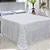 Cobertor Niazitex Toque de SEda Poá 220x240 Branco Rosa - Imagem 1