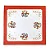 Toalha de Mesa Döhler Clean Renova Estampa Digital Licenciado 78x78 Mickey Minnie 15D Natal - Imagem 1