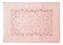 Toalha de Piso Dohler Velour Jacquard Romance Liso 70x50 Rosa - Imagem 1