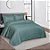 Kit Colcha Camesa Virtuos King 280x260 Verde 3 Peças - Imagem 2