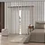 Cortina Bella Janela Rustica 260x170 Pantex Areia - Imagem 2