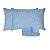 Jogo de Cama Estamparia Premium Plus King 7632 Azul Anil 4 Peças - Imagem 1