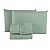 Jogo de Cama Estamparia Premium Plus King 7787 Verde Oliva 4 Peças - Imagem 1