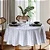 Toalha Mesa Dolher Jacquard Requinte 1,60m Redonda 4 Lugares 6205 Branca - Imagem 1