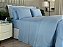 Jogo De Cama Estamparia Premium Plus Solteiro Des 7826 Azul 100%Algodão 3 Peças - Imagem 2