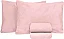 Jogo Cama Estampada Premium Plus 100%Algodão Queen Des 7937 Rosa Claro - Imagem 1