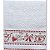 Pano Copa Döhler Felpudo Jacquard Vida Liso 45X70 8457 Branco - Imagem 1