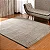 Tapete Niazitex Pele Albany Pratik 60X120 Bege - Imagem 1