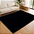 Tapete Niazitex Pele Albany Pratik 60X120 Preto - Imagem 3