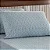 Protetor Travesseiro Jolitex Glacial 50x70 Branco Azul - Imagem 1