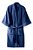 Roupão Dohler Adulto Velour Comfort Liso Tamnho M 6990 Azul Marinho - Imagem 1