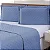 Kit Colcha Niazitex Ultrassonica Basics 280x260 King Azul Denim 3 Peças - Imagem 1
