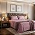 Jogo De Cama Estamparia Premium Plus Queen Rosa Antigo 100% Algodão - Imagem 4