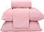 Jogo de Cama Estamparia Premium Plus King Rosa Antigo 100% Algodão - Imagem 2