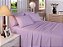 Jogo De Cama Estamparia Premium Plus Queen Violeta 100% Algodão - Imagem 3