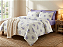 Jogo De Cama Estamparia Premium 150 Fios Queen Desenho 7870 Violeta 100% Algodão - Imagem 2