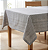 Toalha de Mesa Jolitex Kitchen Day Anny 140x140 Cinza 4 Lugares - Imagem 2