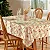 Toalha de Mesa Appel 160x210 Glamour Bordo 6 Lugares - Imagem 2