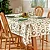 Toalha de Mesa Appel 160x210 Glamour Festive Verde Musgo 6 Lugares - Imagem 2