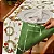 Trilho de Mesa Appel 40x180 Glamour Festire Verde Musgo - Imagem 3