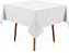 Toalha de Mesa Karsten Domenic 140x140 Branca - Imagem 1