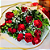 Buque 12 Rosas Vermelhas com Coração de Madeira Sonhos de Valsa - Imagem 3