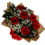 Buque de 6 Rosas Vermelhas com Coração de Madeira de Sonhos de Valsa - Imagem 4