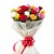 Buquê com 20 Rosas coloridas embalada sofisticadamente - Imagem 2