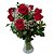 Arranjo de 12 Rosas Vermelhas no Vaso - Imagem 2