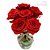 Rosas Vermelhas  no Vaso - Imagem 1