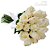 Buquê de 24 rosas brancas - Imagem 1