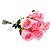 Buquê de 6 rosas na cor rosa - Imagem 2