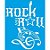 STR-098 - STENCIL - ROCK AND ROLL - Imagem 1
