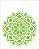 2461 - Stencil Opa 20x25 - Mandala Flor de renda - Imagem 1