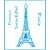 STM-118 - STENCIL - TORRE EIFFEL - Imagem 1