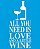 STM-395 - STENCIL MÉDIO - ALL YOU NEED IS LOVE... - Imagem 1