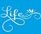 STM-462 - STENCIL MÉDIO - LIFE - Imagem 1