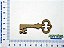 LR-308 4un. - Aplique Decorativo MDF Chaves - Imagem 2