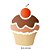 ST-X-067 - STENCIL - CUPCAKE - Imagem 2