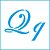 ST-X-289 - STENCIL - LETRA Q - Imagem 1