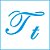 ST-X-292 - STENCIL - LETRA T - Imagem 1