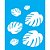 1160 - Stencil Opa 20x25 - Folhas I - Imagem 1