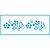 STP-056- Stencil Pequeno - Flores IV - Imagem 1