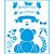 STR-183 - Stencil Retangular - Urso / Ursa - Imagem 1