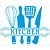 STR-247- Stencil Retangular - Kit Cozinha - Kitchen - Imagem 1