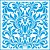 STXX-070 - Stencil 20x20cm - Ornamento Barroco Adamascado - Imagem 1